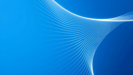 blue abstract background with glowing wavy lines