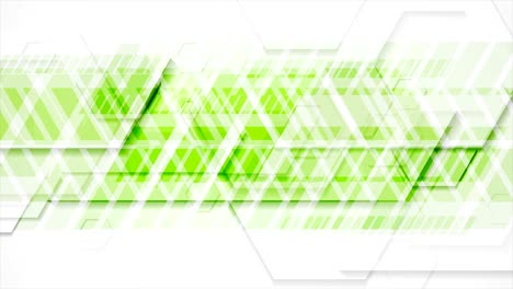 bright green tech geometric abstract video animation