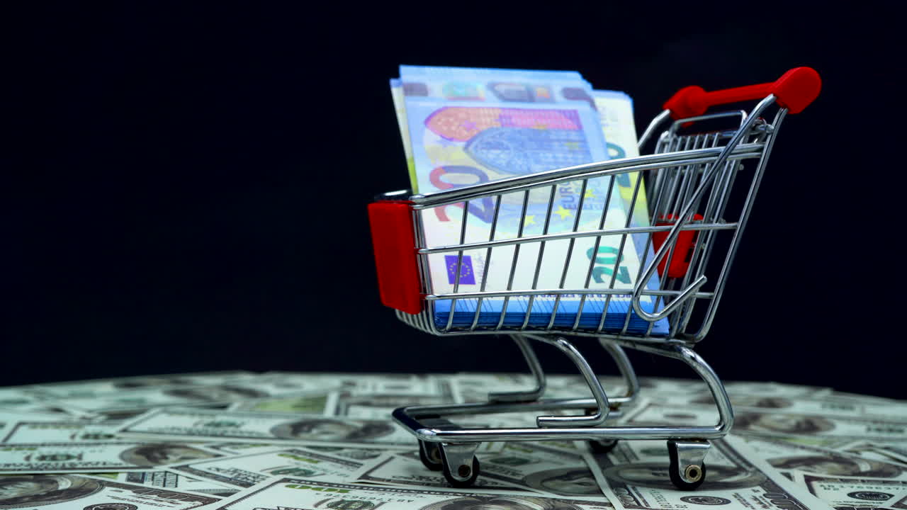 교환 돈 미국 대 유럽 개념