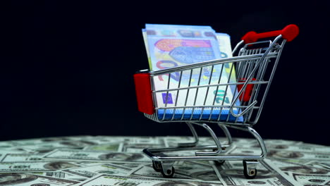 cambiar dinero américa versus concepto de europa