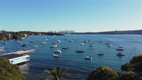 watsons bay drone reveal shot located in sydney nsw australia