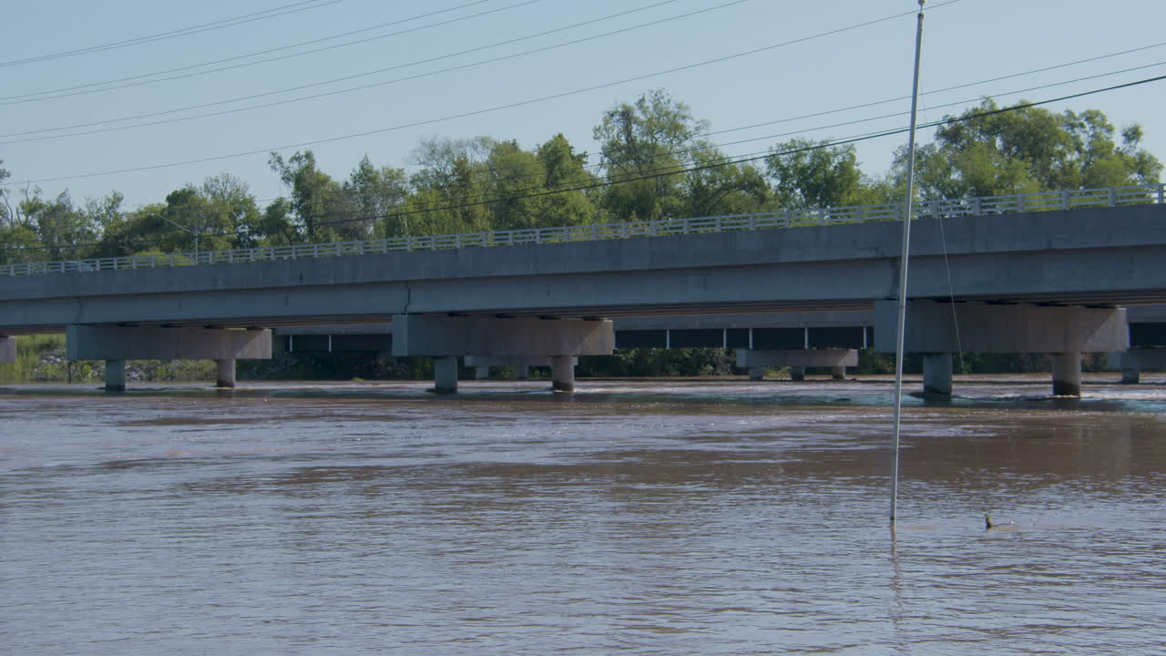 river flooding shots from Hurricane Florence
