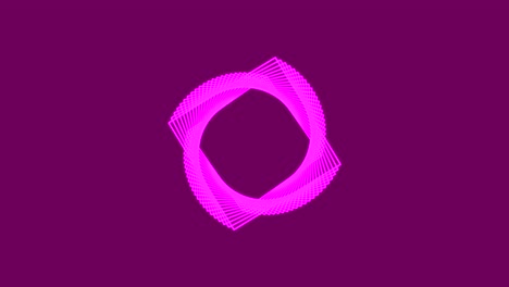 abstract pink spiral geometric design