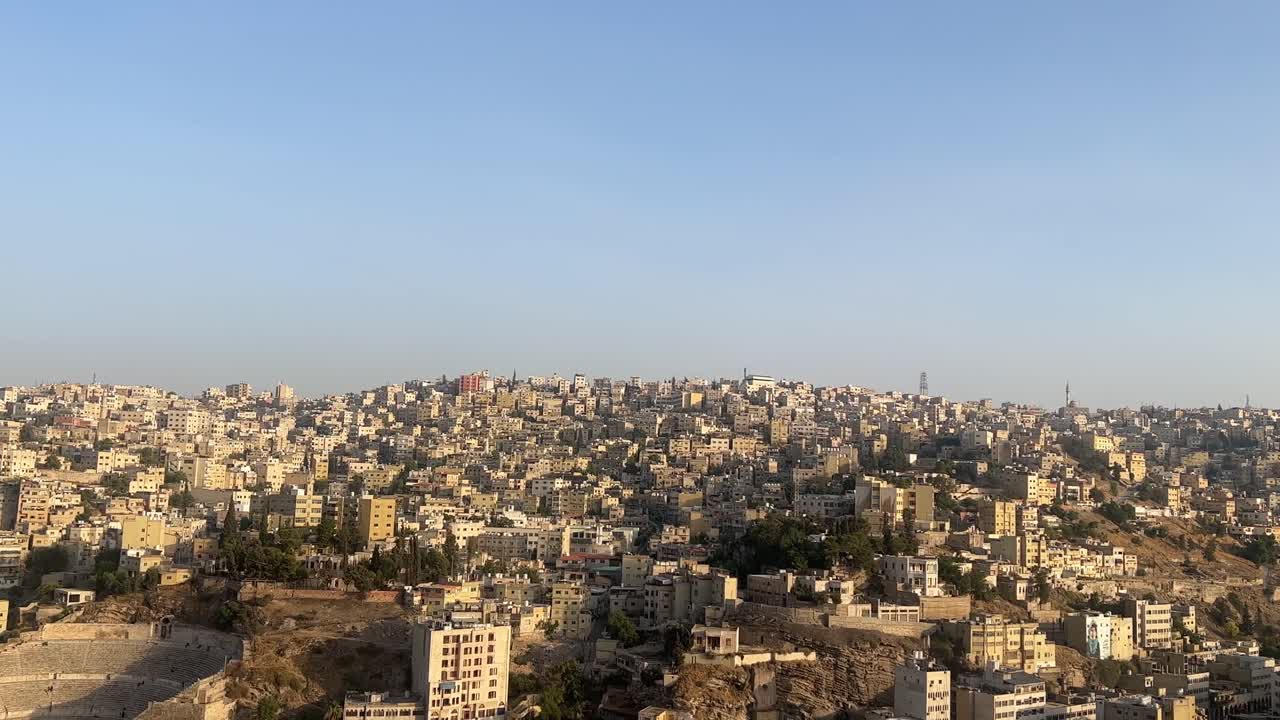 Amman Citadel Footage - Time Travel through Amman's Historic Citadel in Jordan