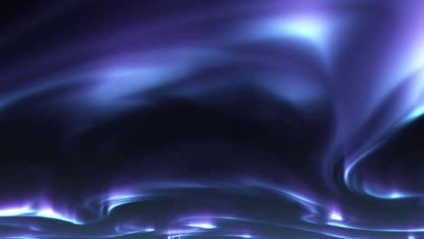 aurora boreal púrpura y bucle negro, luces del norte de invierno