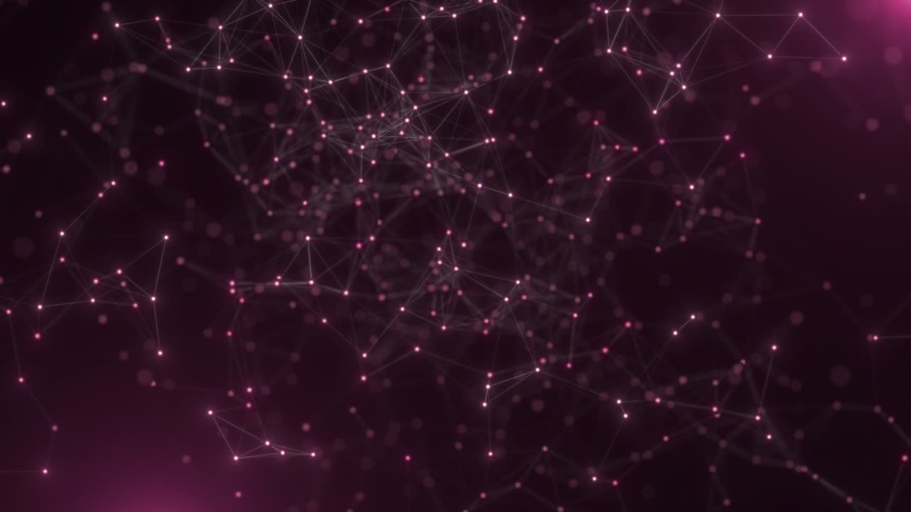 Futuristic plexus connecting points glowing lines abstract technology background science engineering