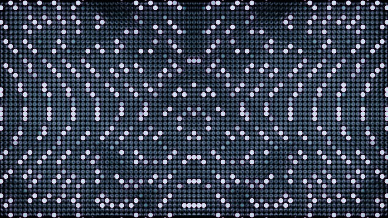 Abstract LED Display Pattern