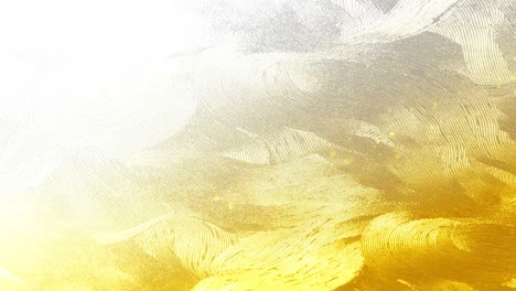 hoja de oro que revolotea en el fondo del papel japonés dorado
