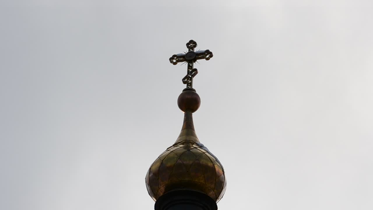 cross against the sky