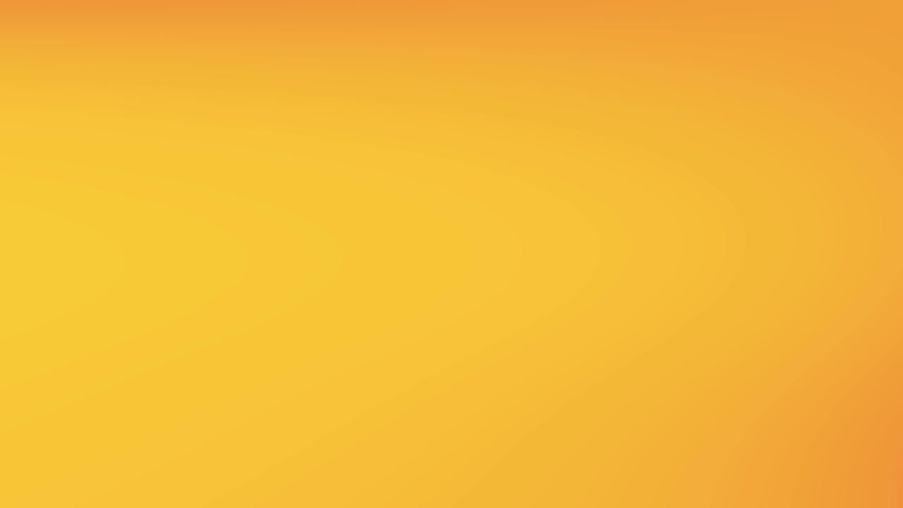 fondo abstracto de movimiento sedoso racha de luz de naranja sobre mezcla amarilla