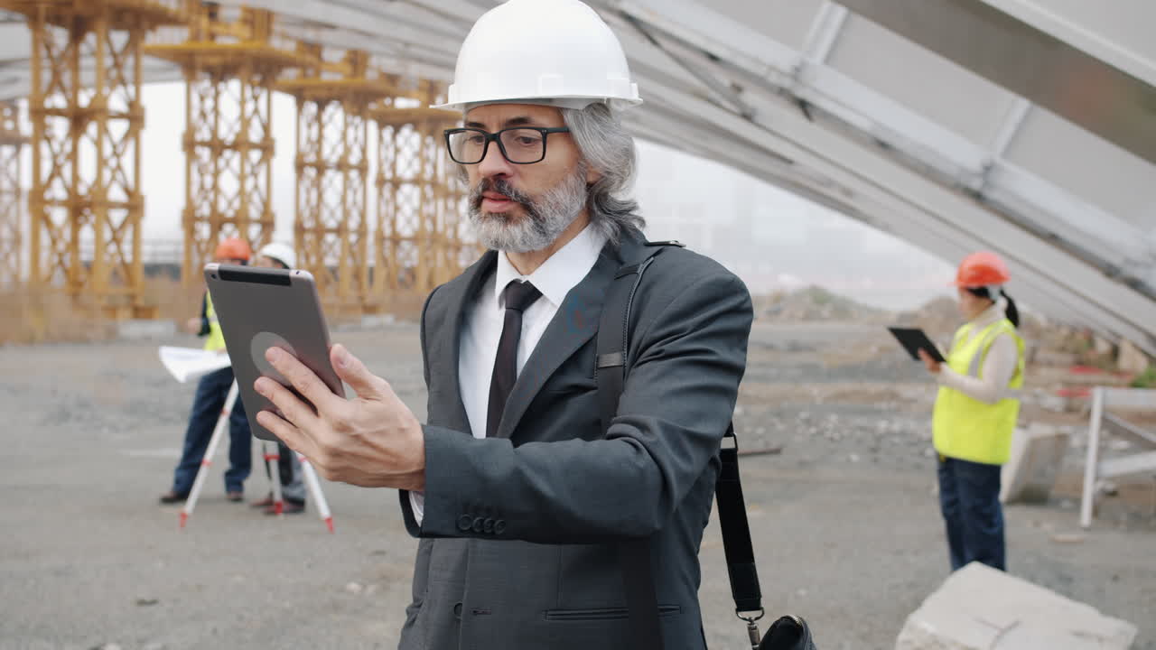 Construction Site Inspection with Engineers