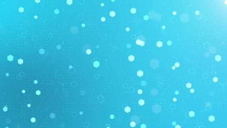 4k hexágonos abstractos con un fondo de bucle geométrico