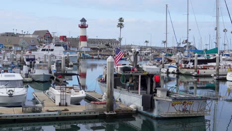 Oceanside,-CA-En-Una-Mañana-Temprano-En-El-Sur-De-California