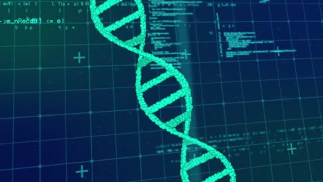 Animación-Del-Procesamiento-De-Datos-Sobre-El-Hilado-De-Cadenas-De-ADN.