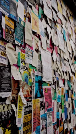 posters on a wall