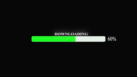 animation of futuristic loading transfer download 0-100