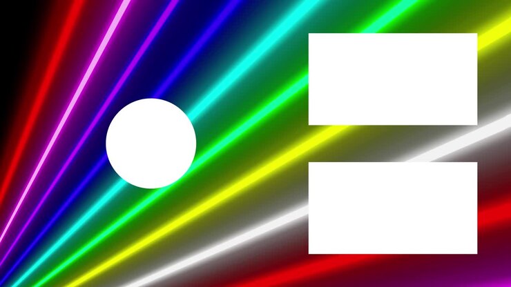 Grafica in movimento per schermata finale con linea di insegna al neon da bar