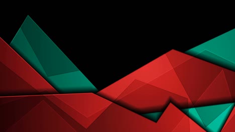 turquoise and red glossy corporate abstract motion background