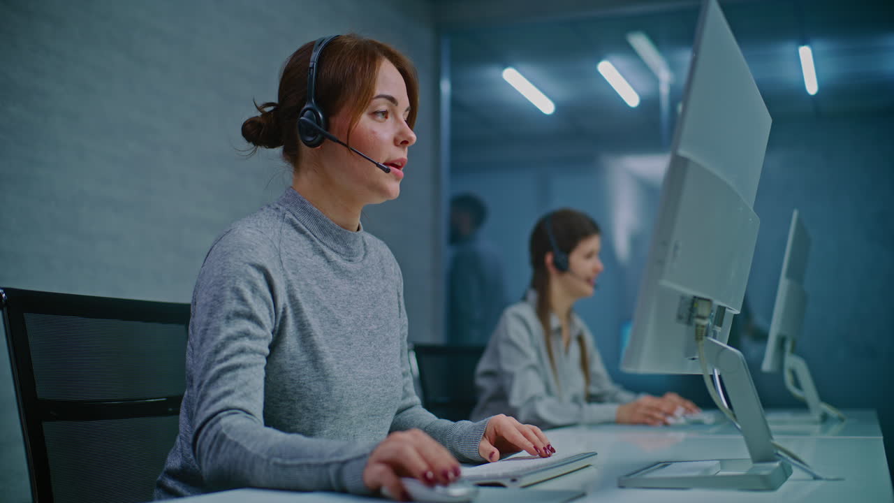 Call Center Staff in Action