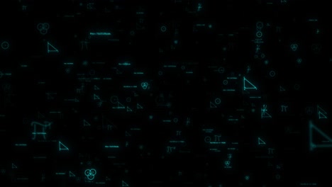 mathematical math formulas molecular digital made of binary code background calculations functions