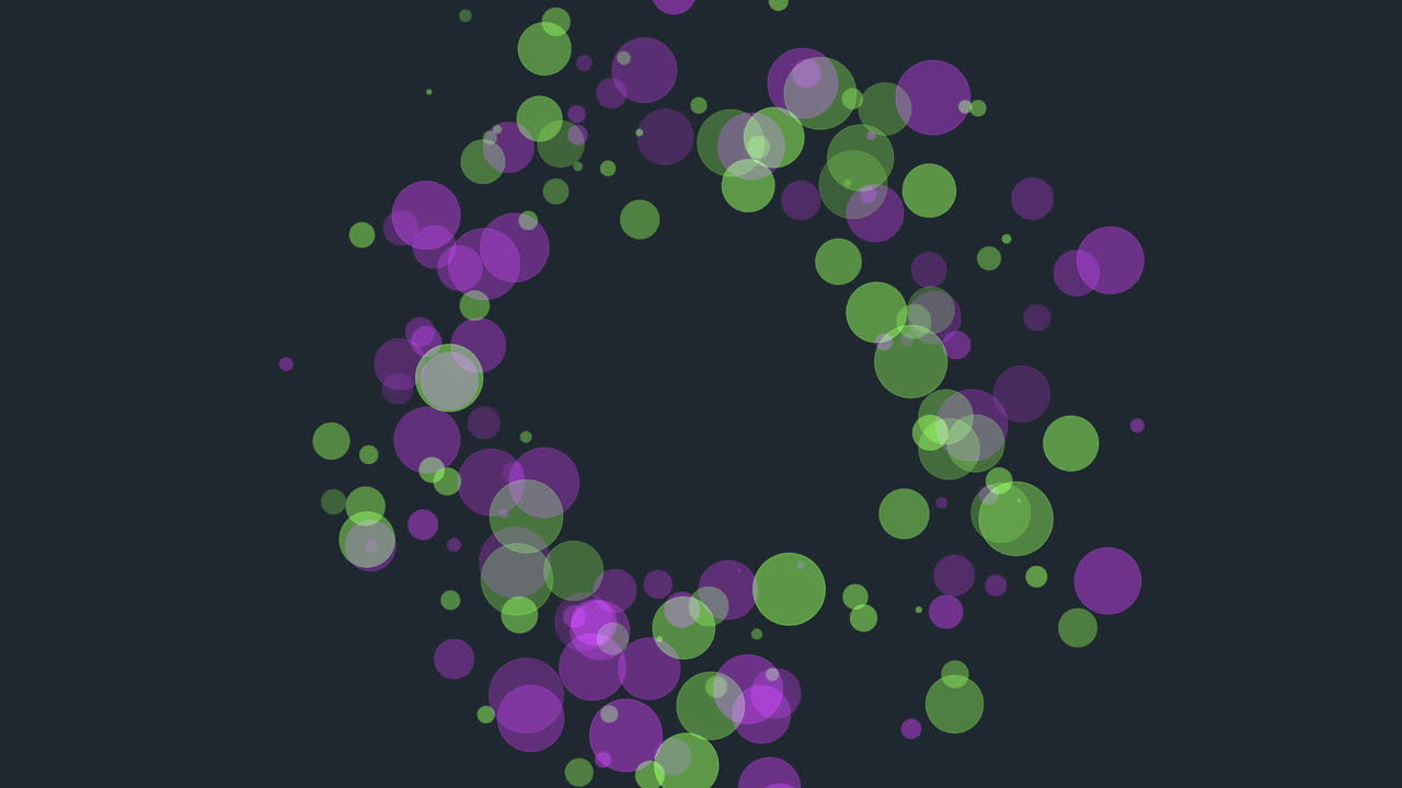 círculos vibrantes en medio de un fondo oscuro elemento de diseño llamativo