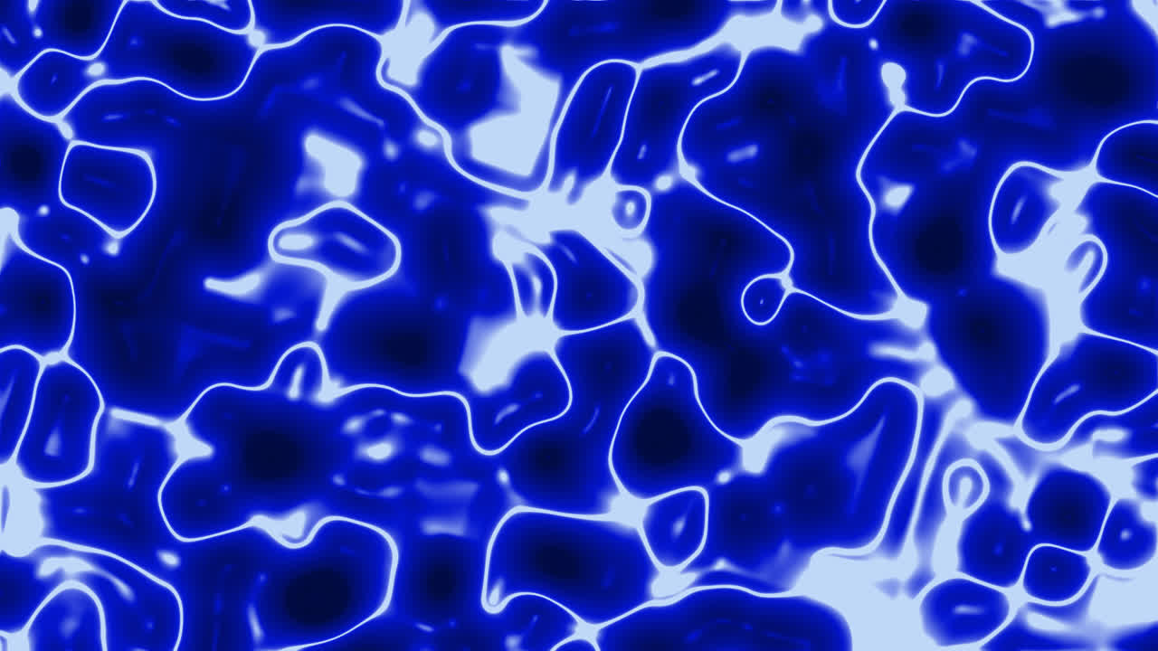 Sfondo Astratto Blu Luminoso con Motivo di Energia Liquida