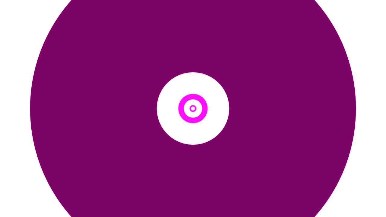 Concentric Circles in Purple and White