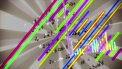 music spectrum vintage vj loop