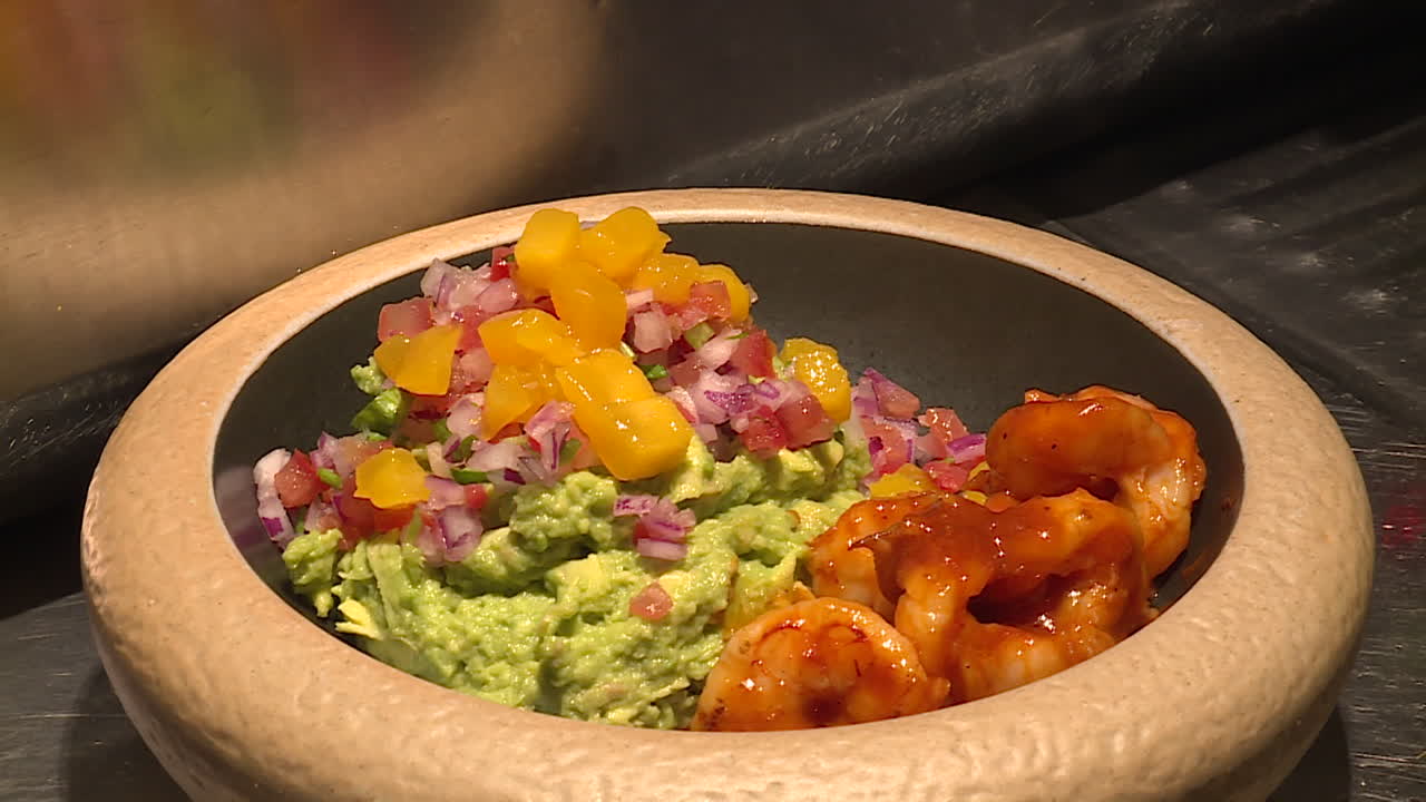 Preparing Delicious Shrimp and Guacamole