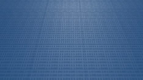 animation of binary coding, data processing over processor circuit board