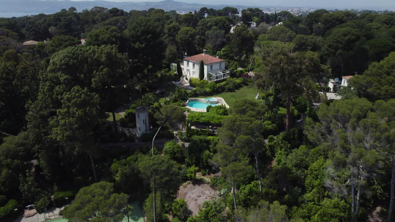 Luxury Real Estate in Cote d'Azur, Mediterranean French Riviera Coast - Aerial
