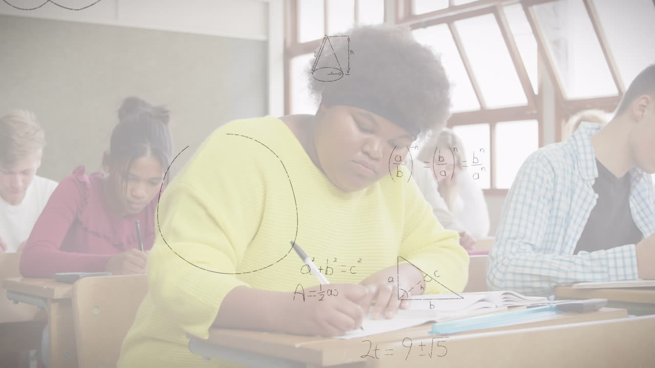 animación de fórmulas matemáticas en un grupo diverso de estudiantes
