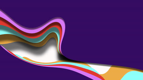 dynamic and colorful artwork vibrant lines flowing like waves