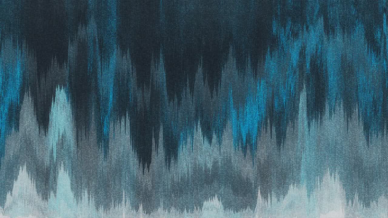 diseño único abstracto animación digital ruido de píxeles error de fallo daño de video