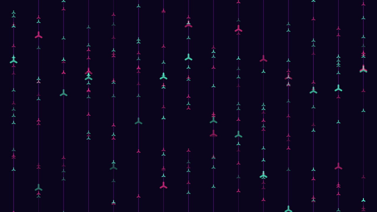 el deslumbrante patrón de flechas navega con confianza en un fondo oscuro