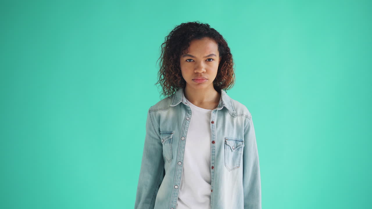 Woman Showing Dislike