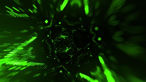 abstract portal verde. deformación del espacio del agujero de gusano, ciencia ficción. agujero negro, túnel de hiperespacio de vórtice. imágenes digitales de ciencia ficción. rayos brillantes de neón del hiperespaço en el tiempo. animación de bucle 3d sin costuras