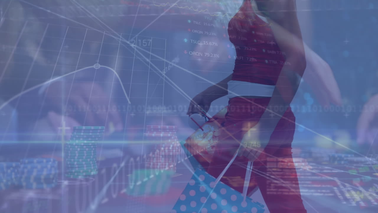 다양한 사람들의 손에 대한 데이터 처리 및 그래프의 애니메이션 도박