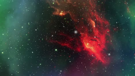 nubes nebulosas flotando en el universo contra un fondo brumoso