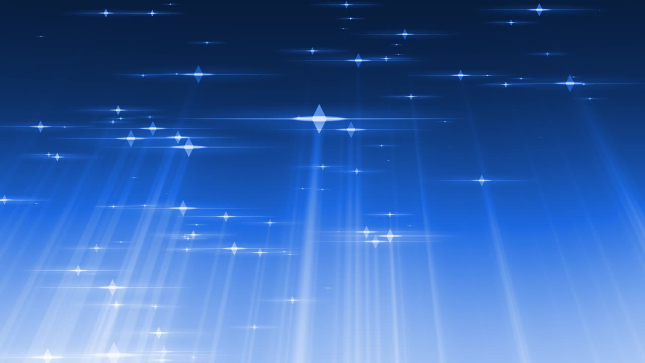 배경 루프, 입자, 빛의 광선으로 별