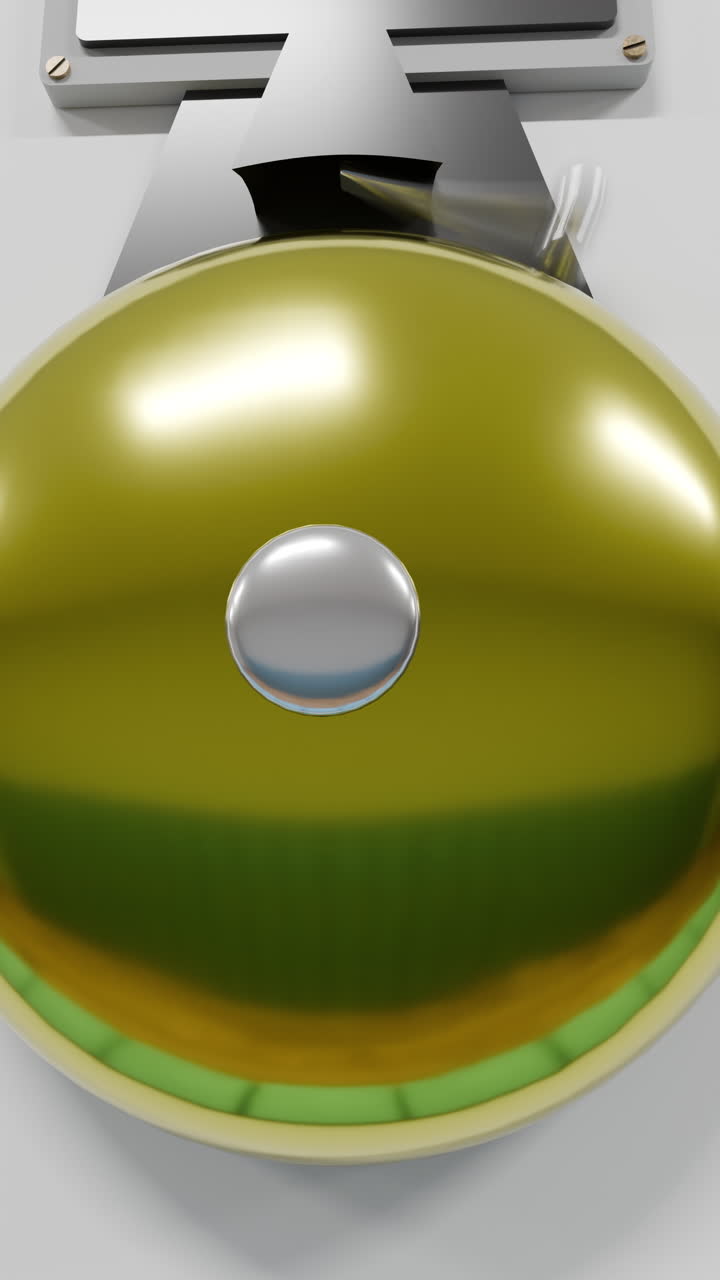 Back To School Ringing Yellow Bell