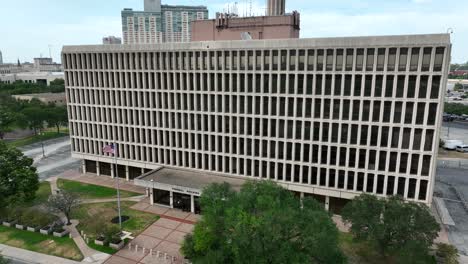 Antena-Del-Edificio-Federal-De-Estados-Unidos