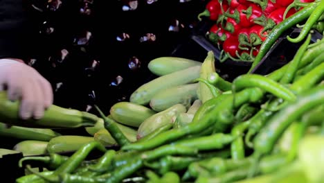 man buying vegetable and fruit in greengrocer 1