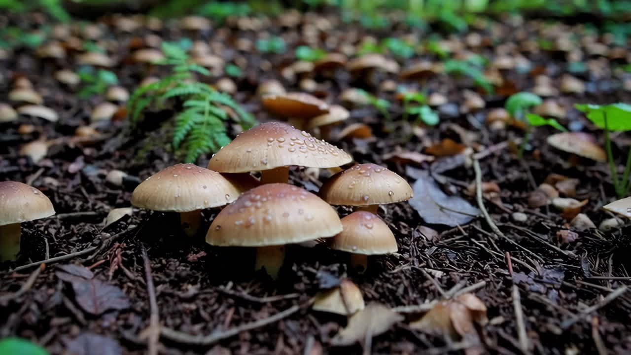 I funghi nella foresta