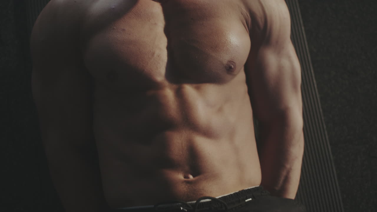 Man with a well-defined physique