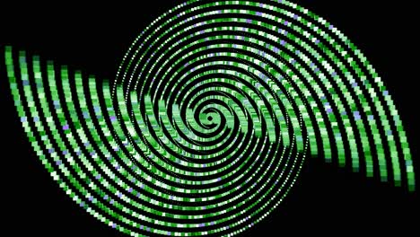 patrón de espiral verde abstracto