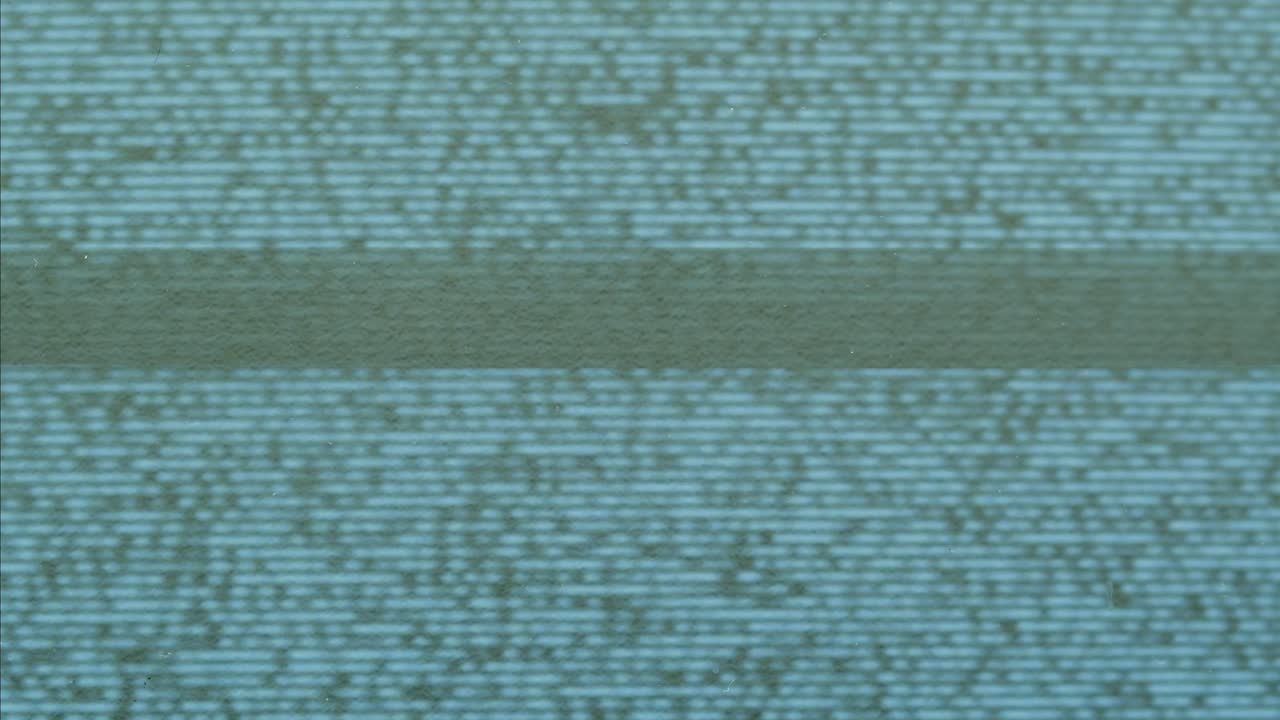 Retro Style TV Set with Green Screen chroma key background, vintage 60s analog television with grain and noise.