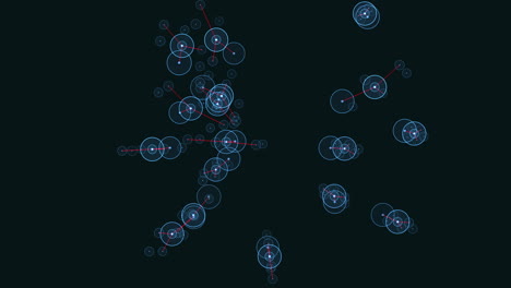 abstract image depicting a visually stimulating pattern of multicolored circles against a black background. the varying hues and sizes create a captivating and dynamic visual composition