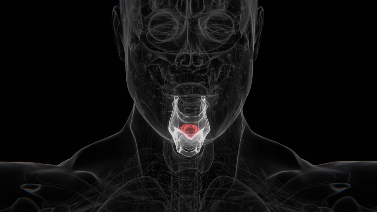 Cellula di cancro alla gola in Video Verticale ad Alta Qualità | Indicazione di Cellula di Cancro Faringeo in Video a Raggi X