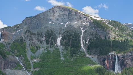 Tageslicht-Zeitraffer,-Tellurid,-Colorado